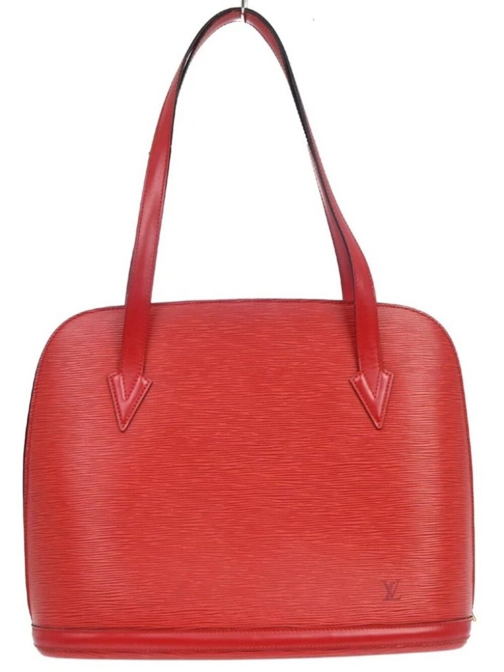 LOUIS VUITTON RED EPI LUSSAC SHOULDER BAG